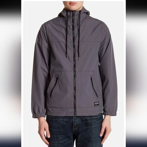 Ezekiel Men's Size Large Dylan Long Sleved Jacket in Charcoal Retails $70 Unisex